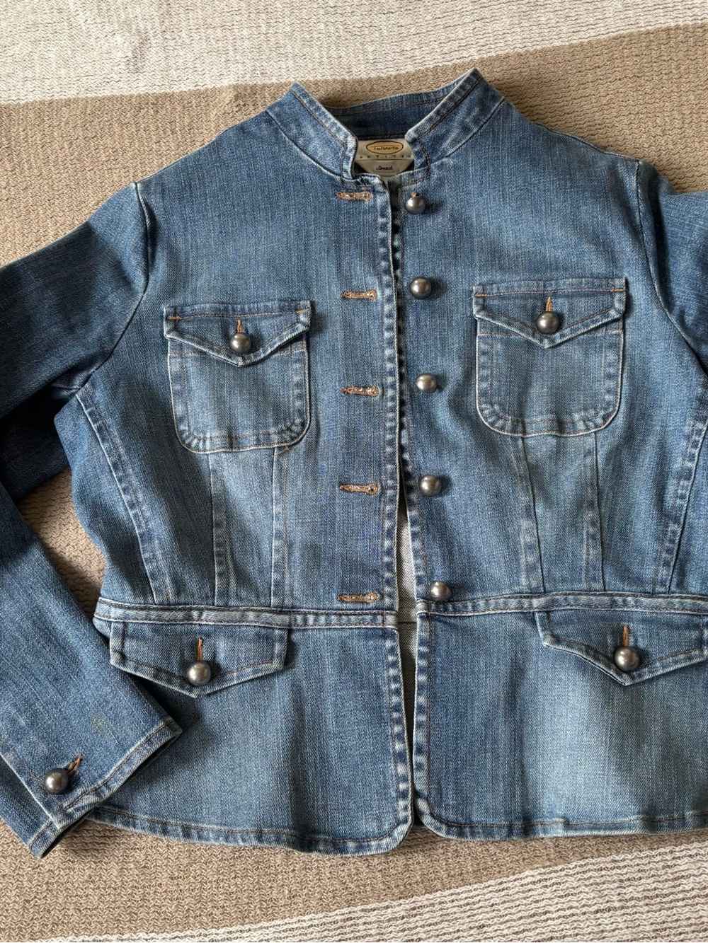 Talbots Fitted Blue Denim Jacket